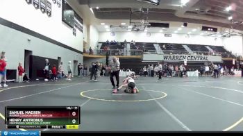 71 lbs 1st Place Match - Samuel Madsen, Maurer Coughlin Wrestling Club vs Henry Antrobus, Contenders Wrestling Academy