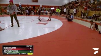 126-132 lbs Round 2 - Brantley Young, Platte Valley Jr. Wrestling vs Jackson Jones, PVBC WARRIORS