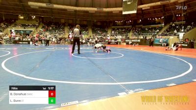 76 lbs Round Of 32 - Bryce Donahue, Donahue Wrestling Academy vs Lewis Dunn, Dendy Trained Wrestling