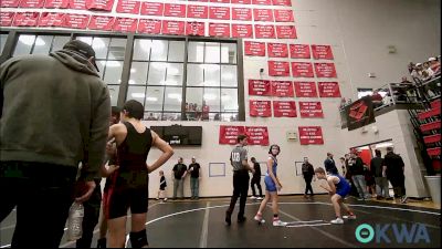 88 lbs Rr Rnd 2 - Augustus Heineken, Bridge Creek Youth Wrestling vs Elijah Petty, Choctaw Ironman
