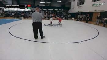 133 lbs Cons. Semi - Ethan Buonanducci, Bridgewater State vs Torey Falkinburg, Gettysburg