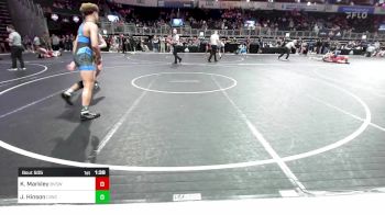 143 lbs Final - Kaden Markley, Blue Valley SW vs Jabari Hinson, CIWC Team Intensity