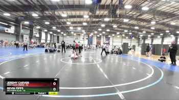 96 lbs Rd# 10- 4:00pm Saturday Final Pool - Revin Fipps, Oklahoma Elite vs JEREMY CARVER, West Coast Riders