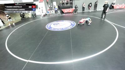 113 lbs Champ. Rd Of 64 - Rianno Oropallo, Rancho Bernardo High School Wrestling vs Christopher Cardiel