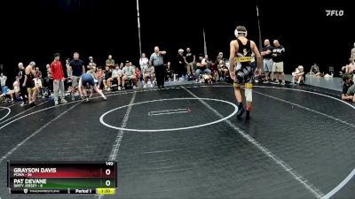 140 lbs Round 7 (8 Team) - Grayson Davis, POWA vs Pat Devane, Dirty Jersey