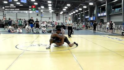 160 lbs Rr Rnd 1 - Zion Tavorn, Indiana Outlaws Yellow - HSB vs Nelly Jean Louis, Doughboy Gold - HSB