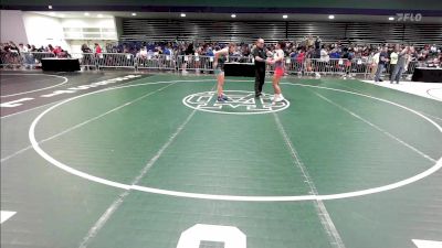 160 lbs Round Of 16 - Alexandria Alli, OH vs Evangeline Alasin, NC