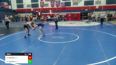 189 lbs Semifinal - Vitali Daniels, Bentworth vs Jacob Layhue, Beth Center