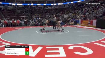 152 lbs Prelims - Jack McGill, Spring-Ford vs Tye Weathersby, Central Dauphin