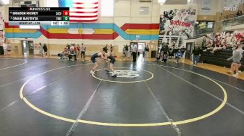 138 lbs Quarterfinal - Braden Richey, Campbell County vs Omar Bautista, Thunder Basin