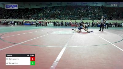 140 lbs Consi Of 16 #1 - Brody Denison, Stillwater vs Arlis Stowe, Coalgate