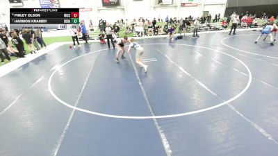 16U Boys - 165 lbs Cons. Semis - Finley Olson, Wisconsin vs Harmon Kramer, South Dakota