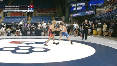 106 lbs Champ. Rd Of 128 - Jonathan Helbert, North Carolina vs Bryx Leichleiter, Nebraska