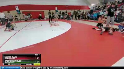 58-61 lbs Round 2 - Xavier Baca, Baca Wrestling vs Jacob Reynolds, Wiggins Youth