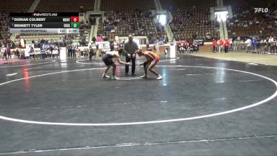 5A 144 lbs Quarterfinal - Bennett Tyler, Elberta HS vs Dorian Colbert, Montevallo