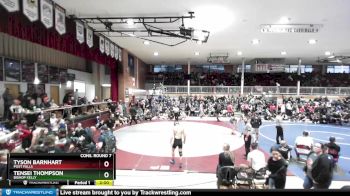 145 lbs Cons. Round 7 - Tensei Thompson, Bishop Kelly vs Tyson Barnhart, Post Falls