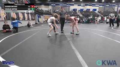 88 lbs Final - Jagger Bryant, F-5 Grappling vs Czarlie Diffee, Cowboy Wrestling Club