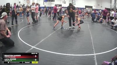 65 lbs Cons. Semi - Luca Moore, Legacy Elite vs Braxton Harder, Carolina Reapers