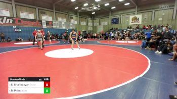 144 lbs Quarterfinal - Slava Shahbazyan, Chaminade College Prep Sch vs Braden Priest, Bakersfield