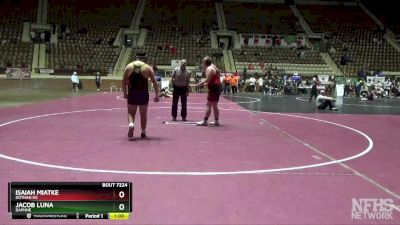 7A 285 lbs Cons. Round 3 - Isaiah Miatke, Dothan HS vs Jacob Luna, Daphne