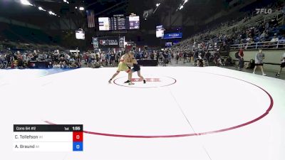 150 lbs Cons 64 #2 - Colton Tollefson, WI vs Aric Braund, WI