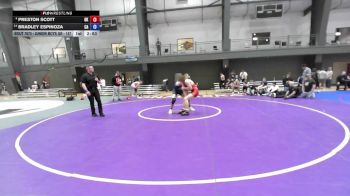 Junior Boys GR - 157 lbs Cons. Semis - Preston Scott, OK vs Bradley Espinoza, CA