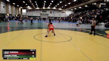 125 lbs Champ. Round 2 - Tanner Stone, Colorado Mesa University vs Jimmy Swenson, Cowley