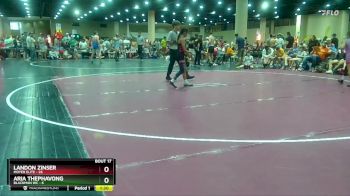 75 lbs Round 5 (8 Team) - Landon Zinser, Moyer Elite vs Aria Thephavong, Blackman WC