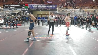 165 1A Cons. Round 1 - SEBASTIAN HERNANDEZ, Clearwater Cen Catholic vs Clayton Manzi, Wakulla Hs