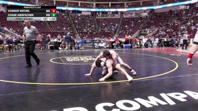 172 lbs First Round - Connor Wetzel, Shikellamy vs Chase Amspacher, Spring Grove