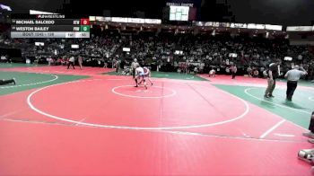 126 lbs Cons. Round 4 - Weston Bailey, PRW1 vs Michael Salcedo, BTWA