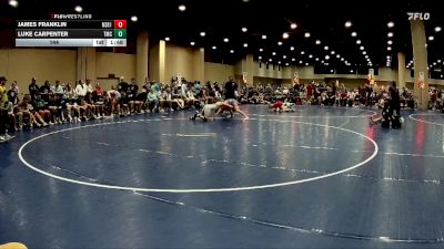 144 lbs Quarters & 3rd Wb (32 Team) - Luke Carpenter, Team Mat Clash vs James Franklin, North Shelby Regulators Red