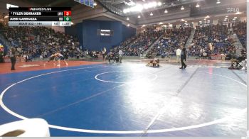144 lbs Champ. Round 2 - Tyler Dekraker, Lake Highland Preparatory School vs John Carrozza, Ridgefield