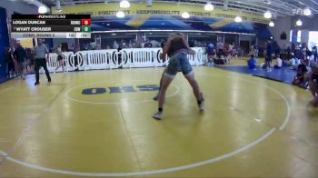 144 lbs Cons. Round 5 - Logan Duncan, Bucc Ee Neer Wrestling Club vs Wyatt Crouser, Cocoa Beach WC