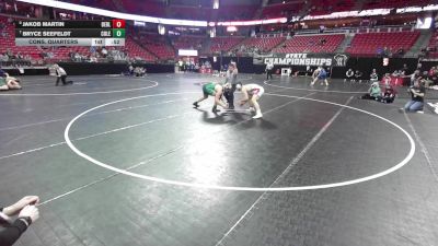 215 lbs Cons. Quarters - Bryce Seefeldt, Coleman vs Jakob Martin, Berlin