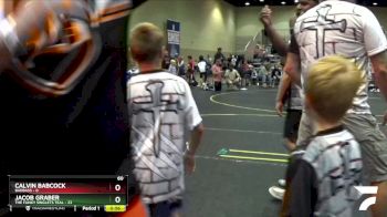 60 lbs Round 2 (6 Team) - Jacob Graber, The Funky Singlets Teal vs Calvin Babcock, BadBass