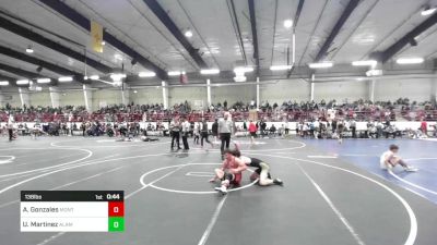 138 lbs 2nd Place - Aadin Gonzales, Montrose Elite vs Uriah Martinez, Alamosa