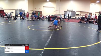 61 kg Cons 64 #2 - Connor Kidd, Norse RTC vs Isaiah Rubio, Mustang Wrestling Club