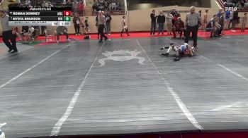 65_B lbs Round Of 32 - Roman Downey, Avella vs Mysta Brunson, Erie