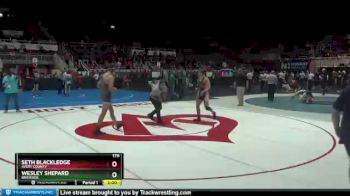 170 lbs Champ. Round 3 - Wesley Shepard, Riverside vs Seth Blackledge, Avery County