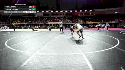 285 lbs Semifinal - Micah Vuki, Utah Tech vs Devin Dudley, Life