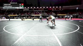 285 lbs Semifinal - Micah Vuki, Utah Tech vs Devin Dudley, Life