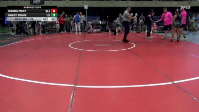 175 lbs Consi Of 8 #2 - Gianna Pelly, Wilmington vs Kailey Evans, Lehighton