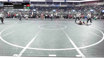 148 lbs Quarterfinal - Jace Merced, Arkansas Elite vs Kade Carter, Shawnee Wrestling Club