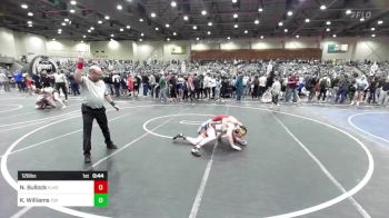 126 lbs Consi Of 8 #2 - Nathen Bullock, Elko WC vs Kolby Williams, Top Fuelers WC