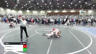 126 lbs Consi Of 8 #2 - Nathen Bullock, Elko WC vs Kolby Williams, Top Fuelers WC