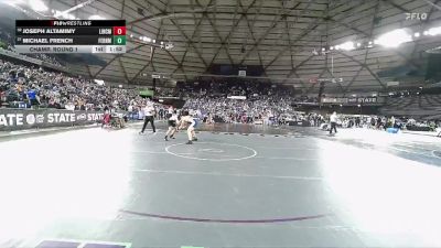 Boys 3A 215 lbs Champ. Round 1 - Michael French, Ferndale vs Joseph Altamimy, Lincoln (Tacoma)