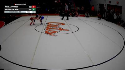 55 lbs Quarterfinal - Nico Astudillo, Roughhouse vs Brycen Thorpe, Connellsville