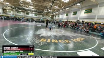 60 lbs Cons. Round 3 - Thomas Pfannenstein, Rapid City - Westside vs Carter Sobotka, Bon Homme Youth Wrestling