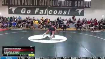 285 lbs Round 3 - Cameron Thornton, Weaver vs Christian Speight, Evangel Christian Academy